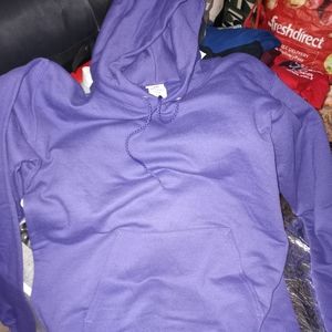 Hanes purple hoodie